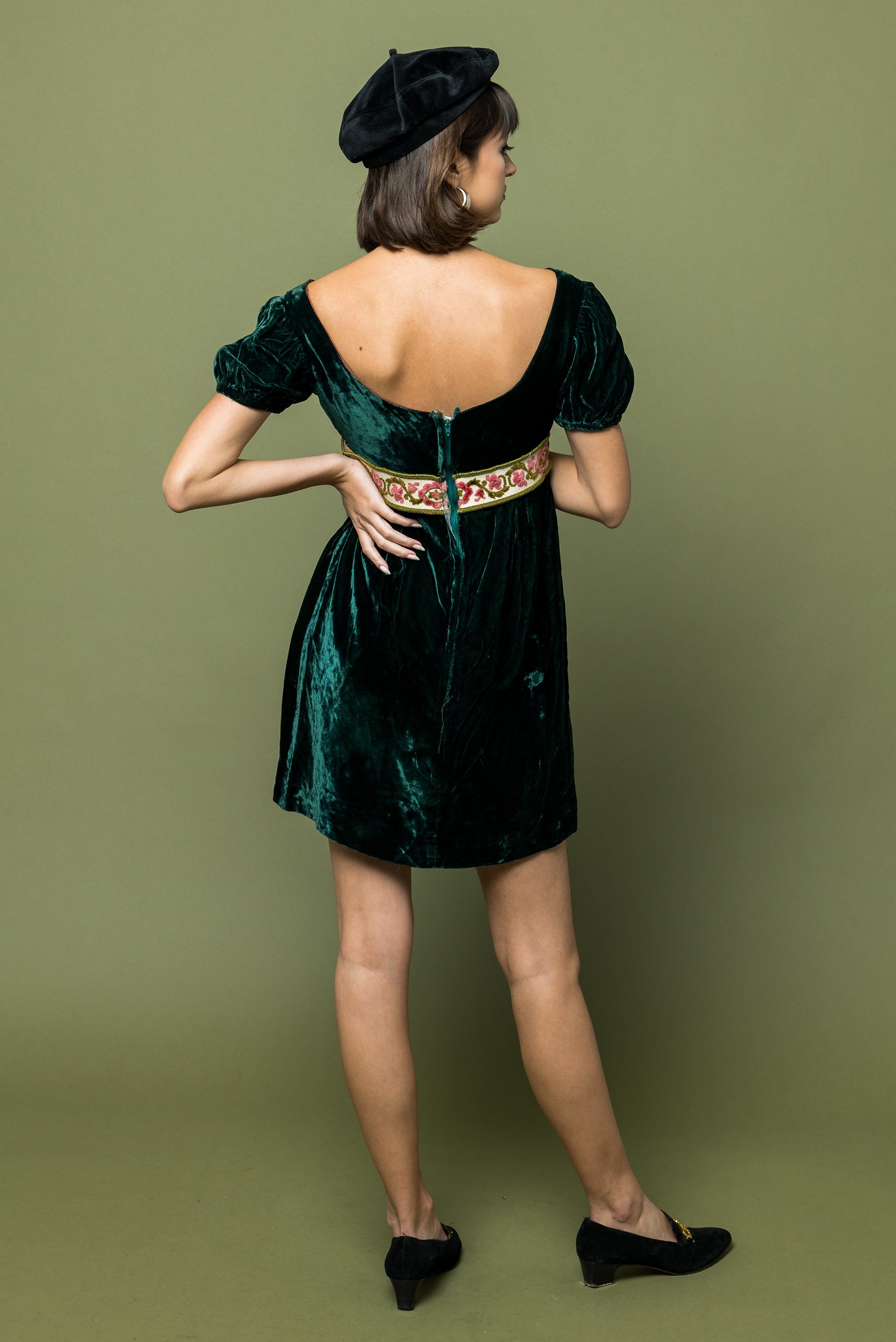 Party Velvet Dress freeshipping - Lovers Vintage