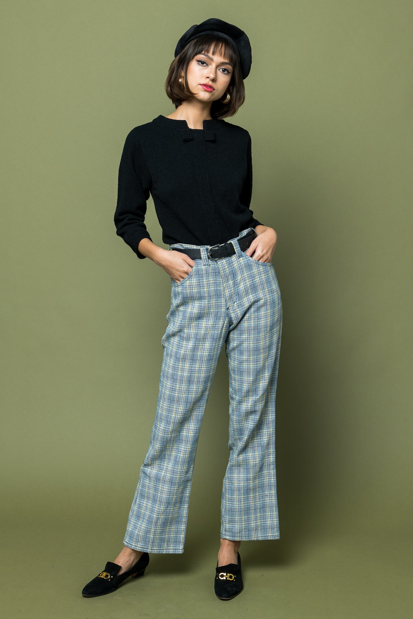 Plaid Pant freeshipping - Lovers Vintage