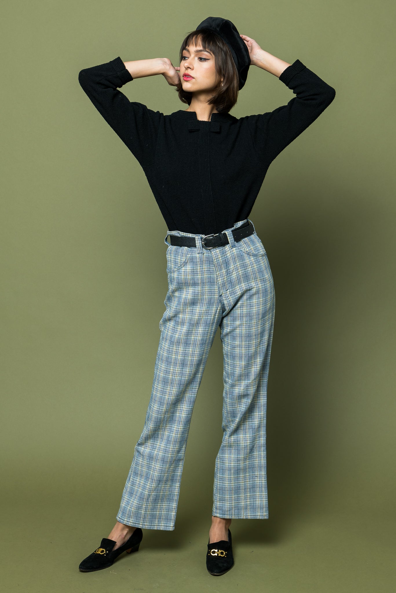 Wool Pullover Sweater with Bow freeshipping - Lovers Vintage