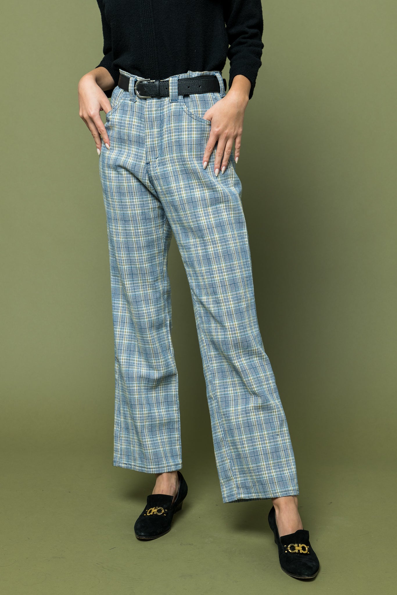 Plaid Pant freeshipping - Lovers Vintage