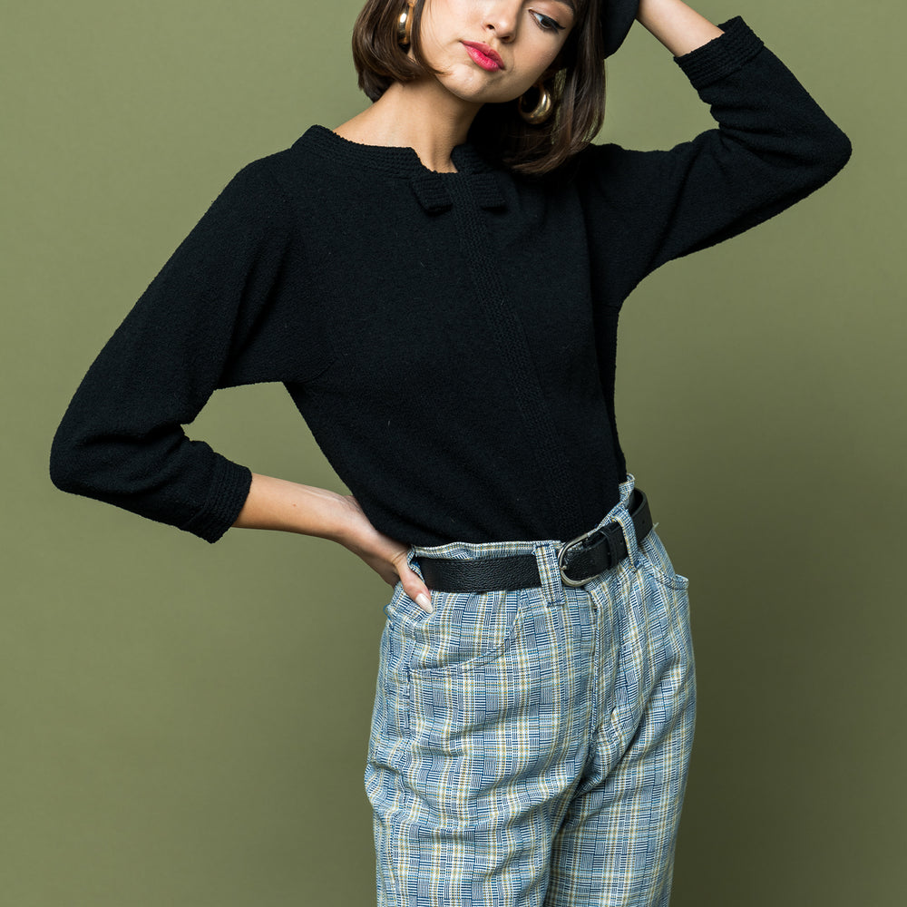 
                  
                    Wool Pullover Sweater with Bow freeshipping - Lovers Vintage
                  
                