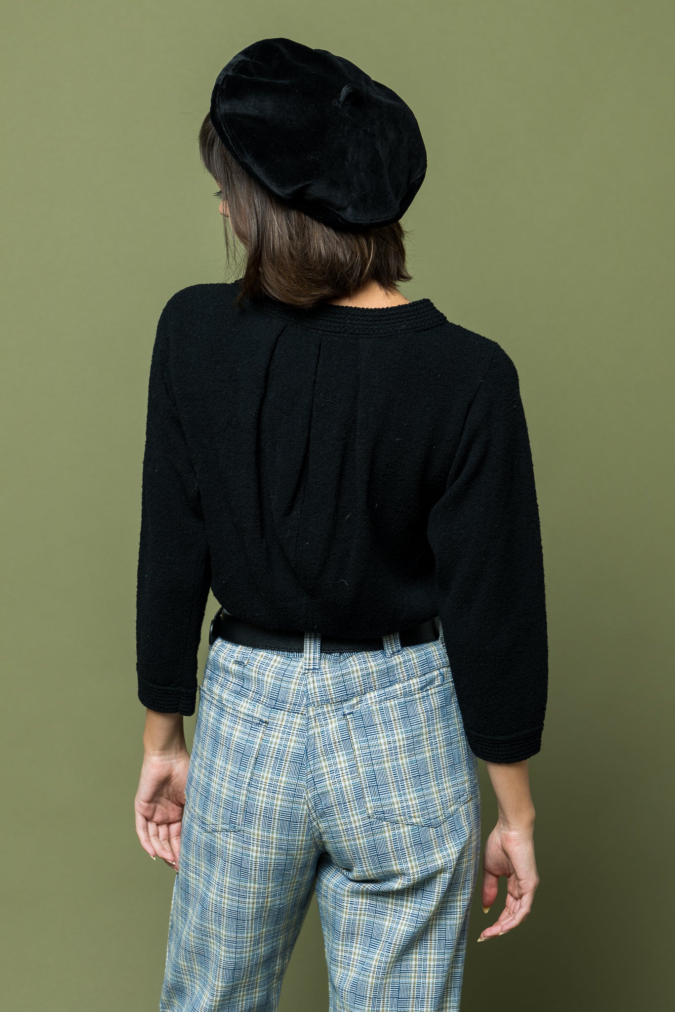 Wool Pullover Sweater with Bow freeshipping - Lovers Vintage