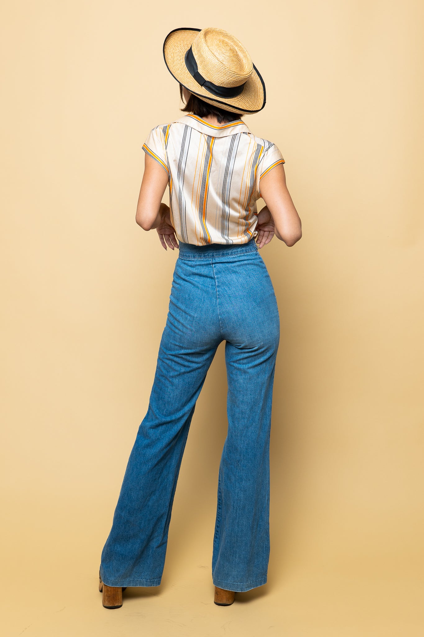 California Dreamin' Stripe Blouse freeshipping - Lovers Vintage
