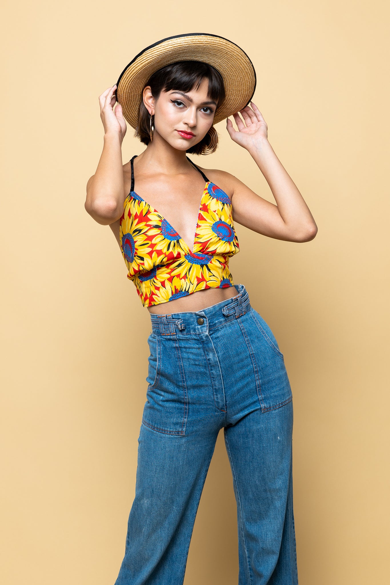 Summer of Love Vintage Halter freeshipping - Lovers Vintage