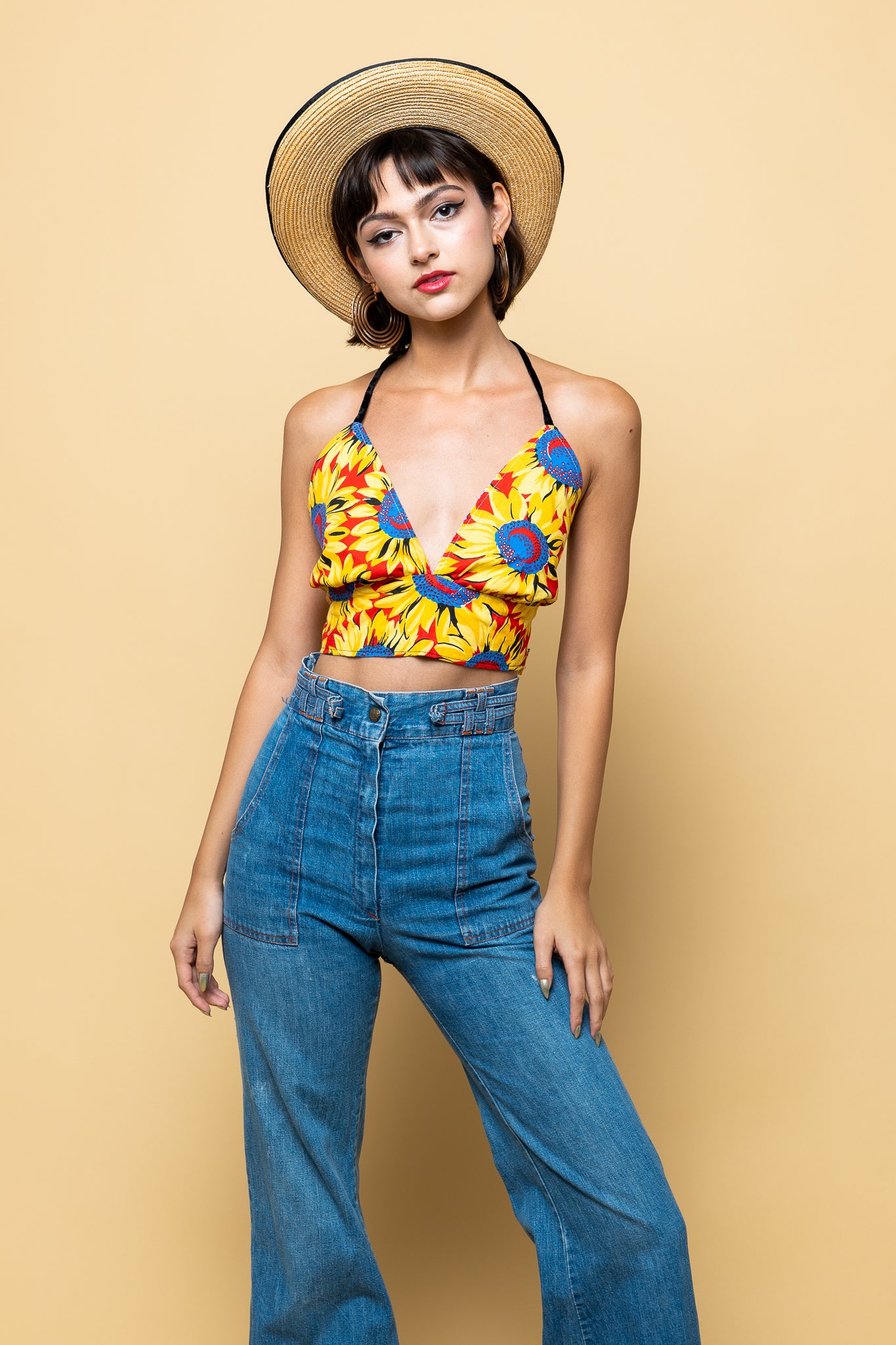 Summer of Love Vintage Halter freeshipping - Lovers Vintage