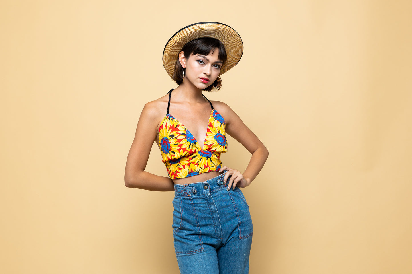 Summer of Love Vintage Halter freeshipping - Lovers Vintage