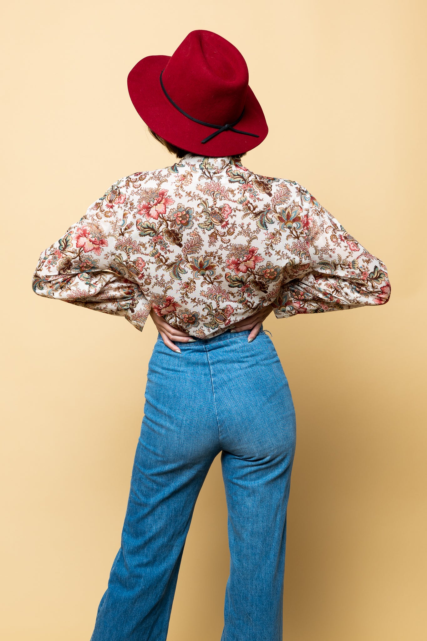 Vintage Lovers Floral Blouse freeshipping - Lovers Vintage