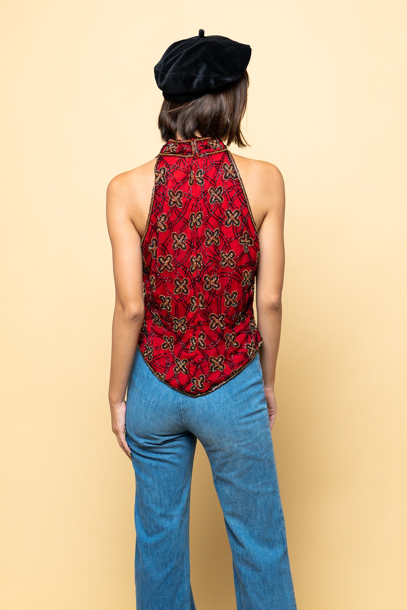 Black~Magic Woman Blouse freeshipping - Lovers Vintage