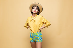 Vintage Sixties Safari Shorts freeshipping - Lovers Vintage