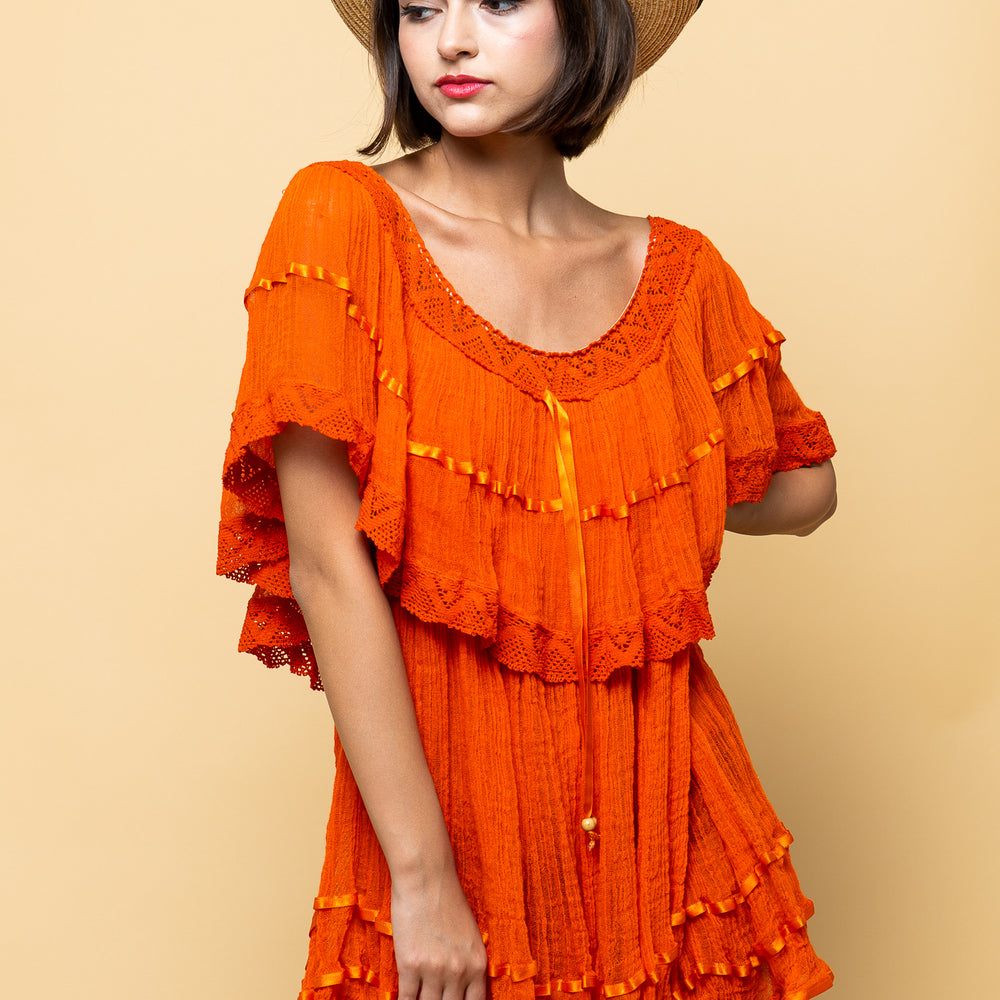 Orange You Glad Your Mine Vintage Dress freeshipping - Lovers Vintage