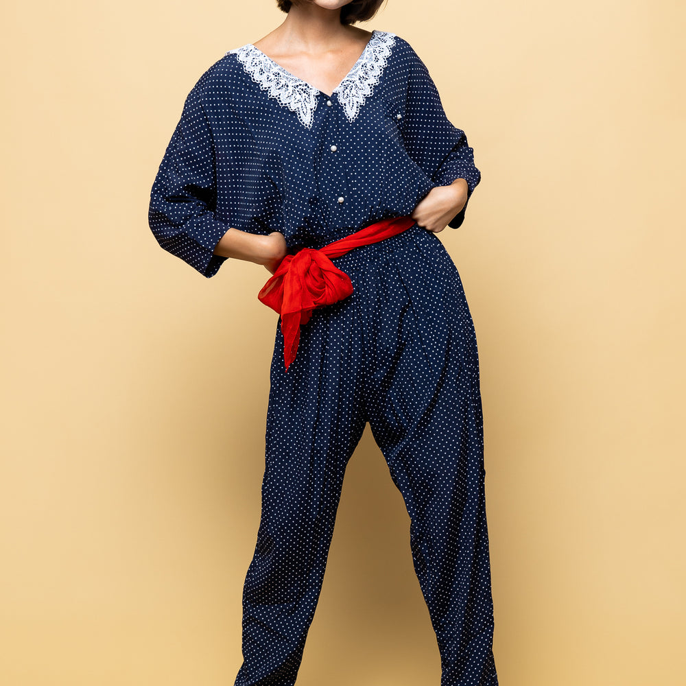 
                  
                    Vintage Dottie Jumpsuit freeshipping - Lovers Vintage
                  
                