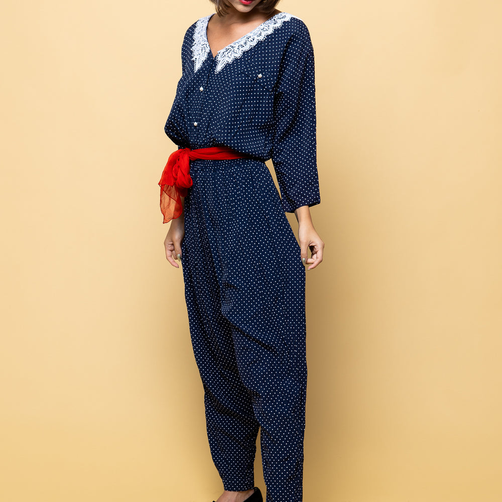 
                  
                    Vintage Dottie Jumpsuit freeshipping - Lovers Vintage
                  
                
