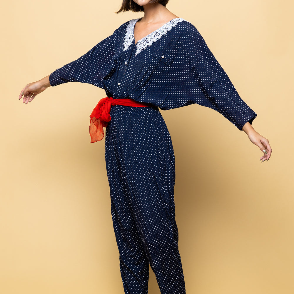 
                  
                    Vintage Dottie Jumpsuit freeshipping - Lovers Vintage
                  
                