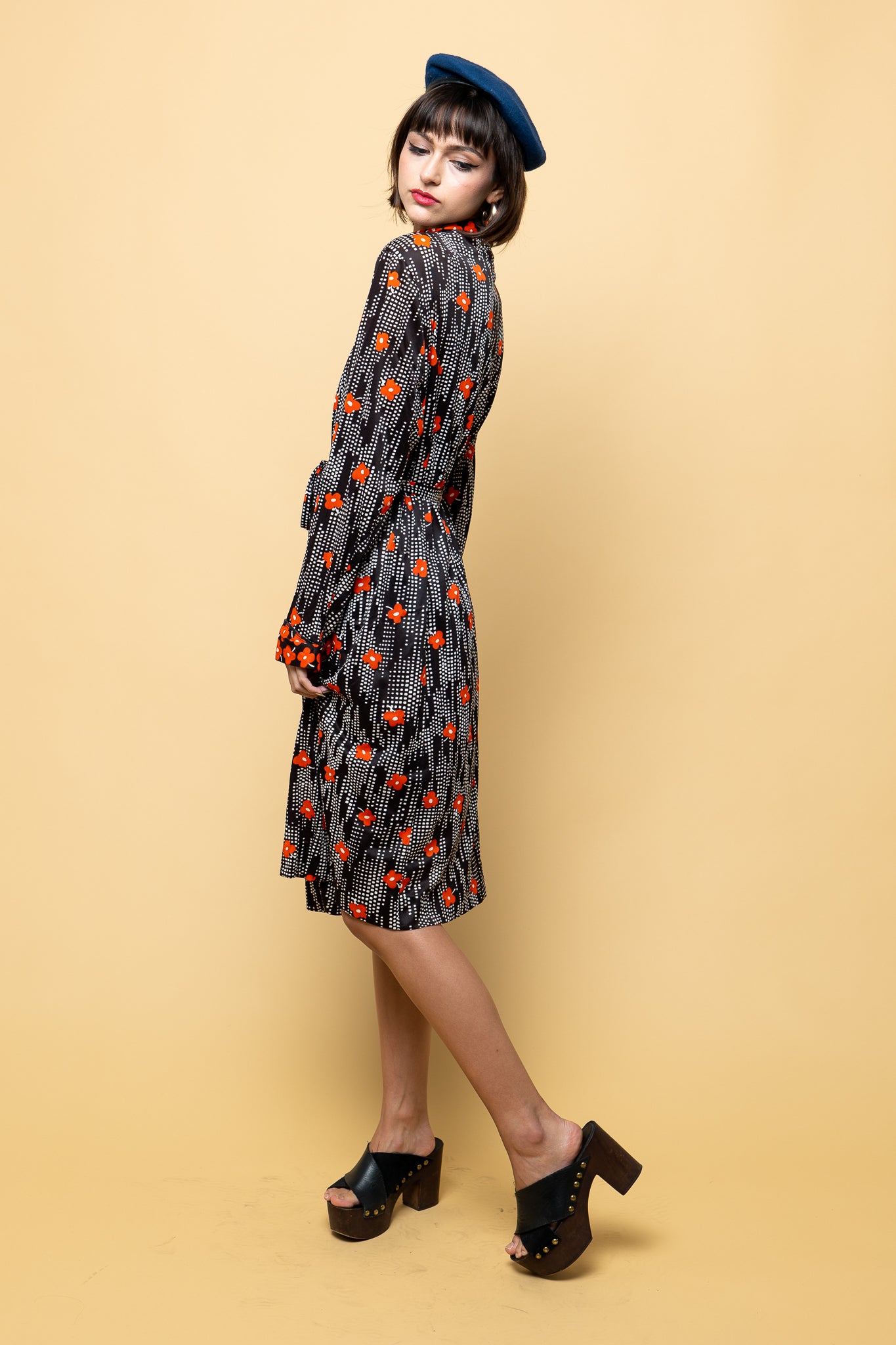 Flower Power it's Fall Dress freeshipping - Lovers Vintage