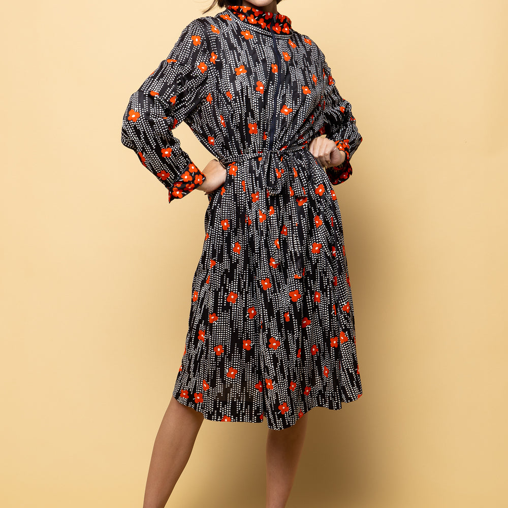 Flower Power it's Fall Dress freeshipping - Lovers Vintage
