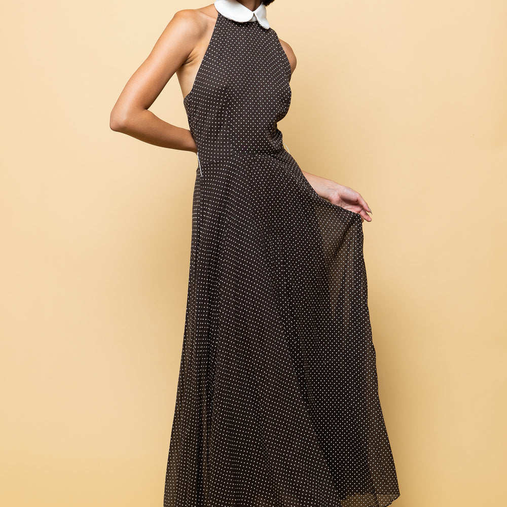 
                  
                    Vintage Polka Dots Halter Dress freeshipping - Lovers Vintage
                  
                