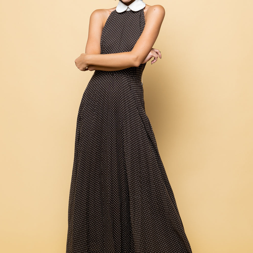 
                  
                    Vintage Polka Dots Halter Dress freeshipping - Lovers Vintage
                  
                