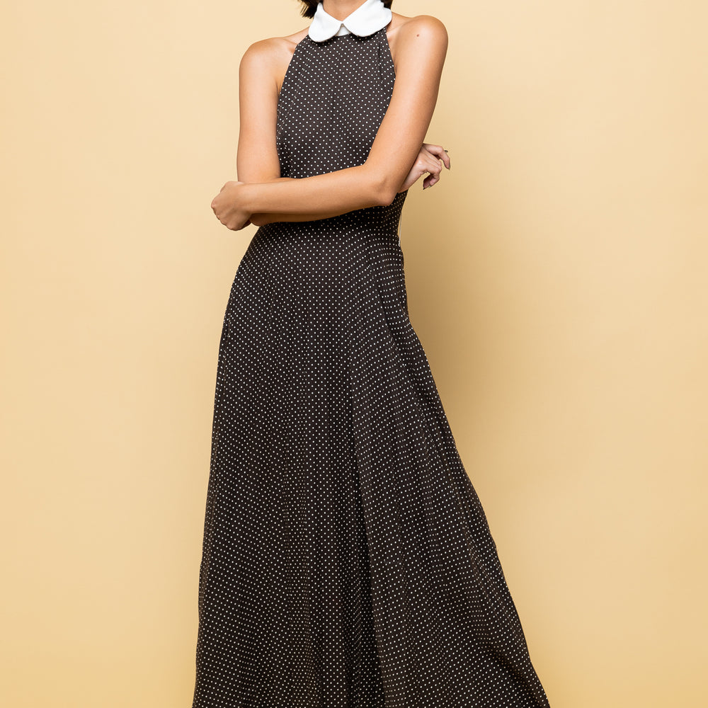
                  
                    Vintage Polka Dots Halter Dress freeshipping - Lovers Vintage
                  
                