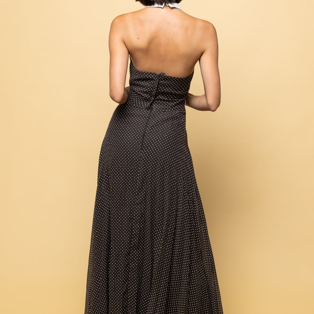 
                  
                    Vintage Polka Dots Halter Dress freeshipping - Lovers Vintage
                  
                