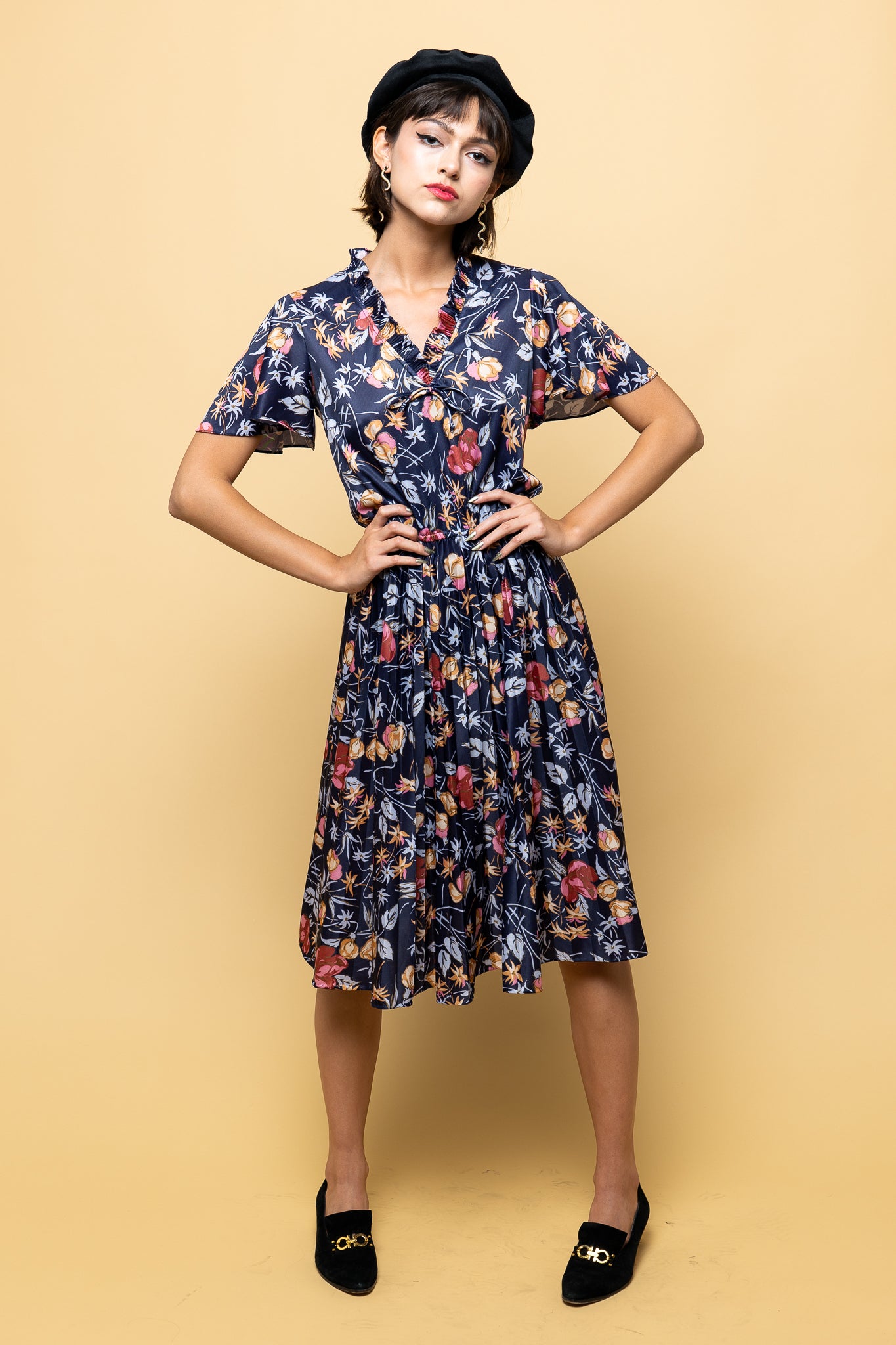 Vintage Lovers Midi Dress freeshipping - Lovers Vintage