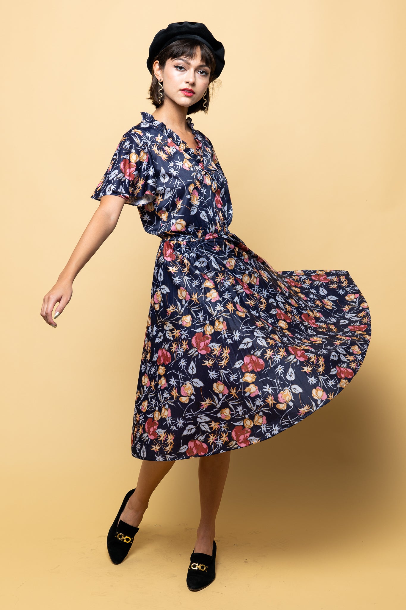 Vintage Lovers Midi Dress freeshipping - Lovers Vintage