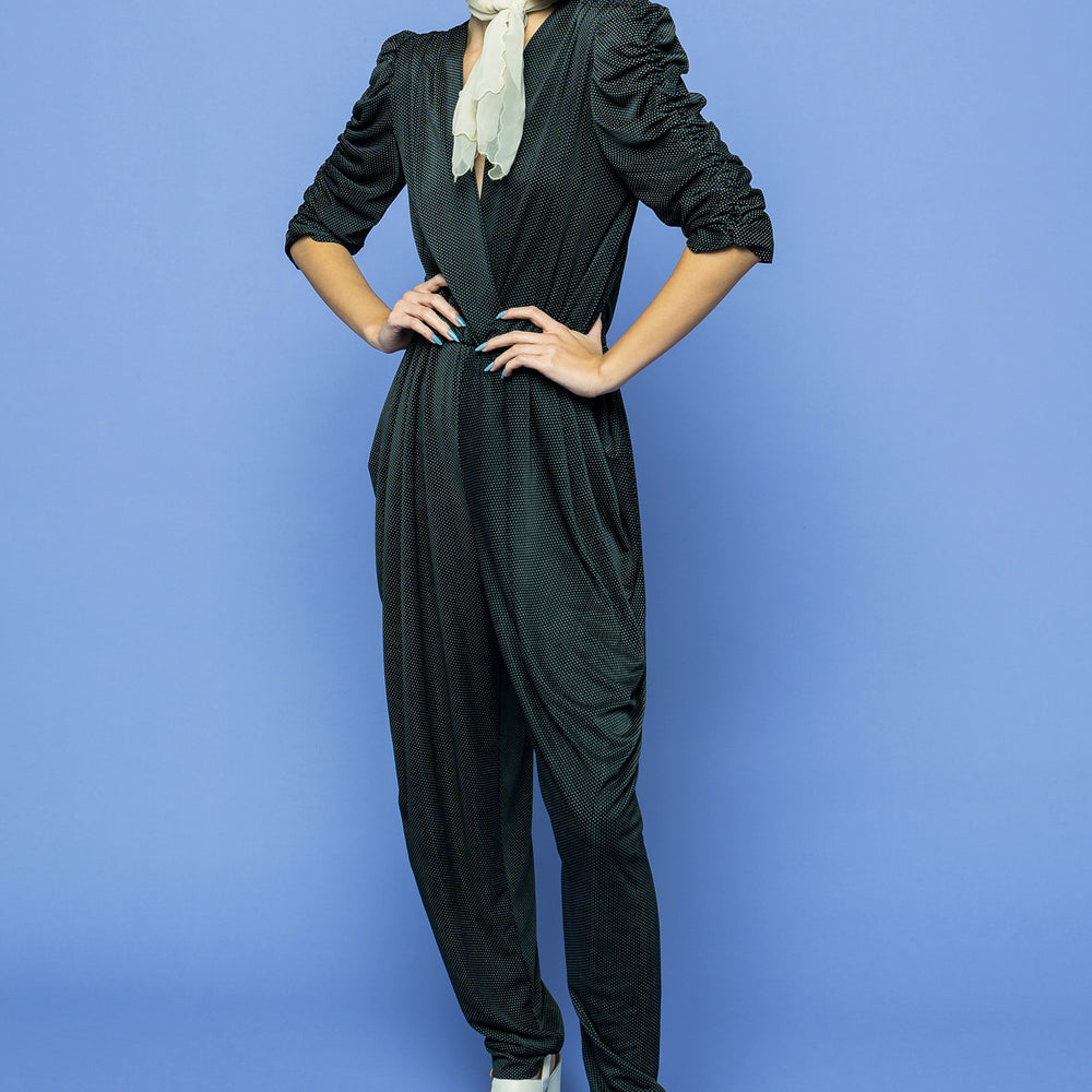 Vintage Polka Dot Jumpsuit freeshipping - Lovers Vintage