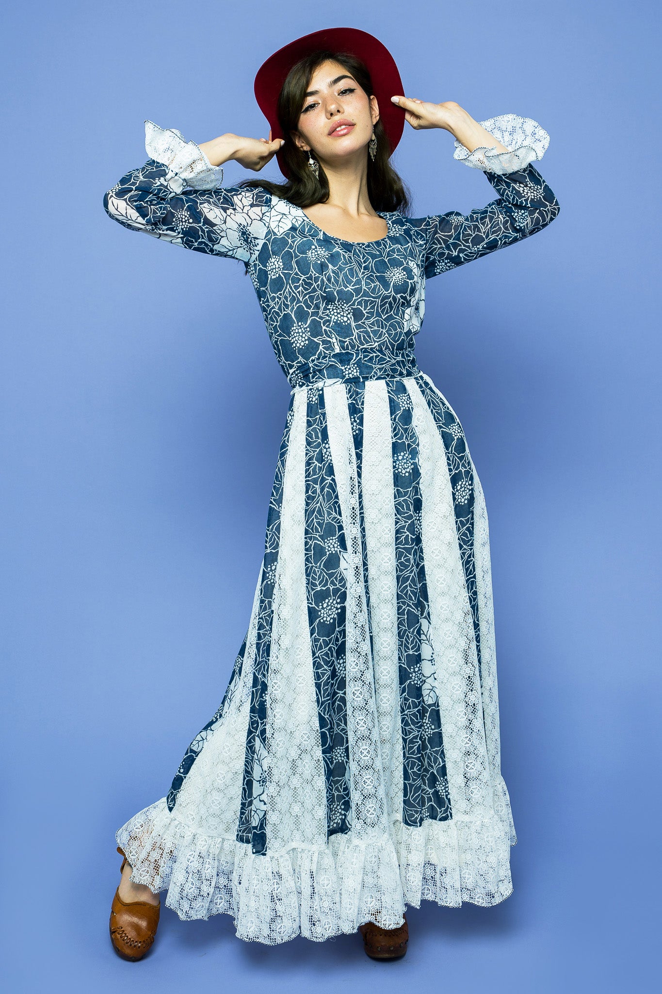 Maxi Vintage Boho Dream Dress freeshipping - Lovers Vintage