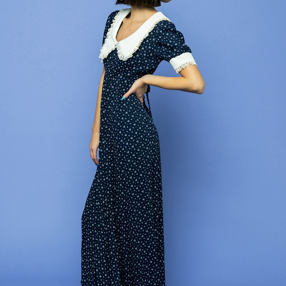 Vintage Dolly Dots Maxi Boho freeshipping - Lovers Vintage