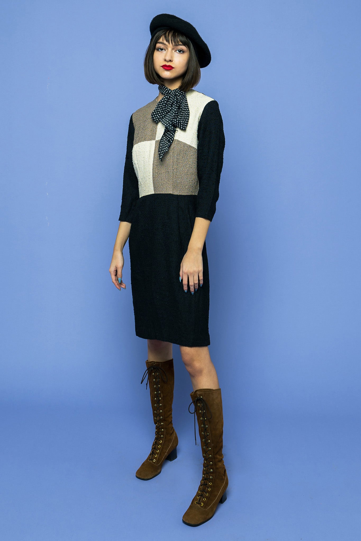 Mod Worker Girl Dress freeshipping - Lovers Vintage