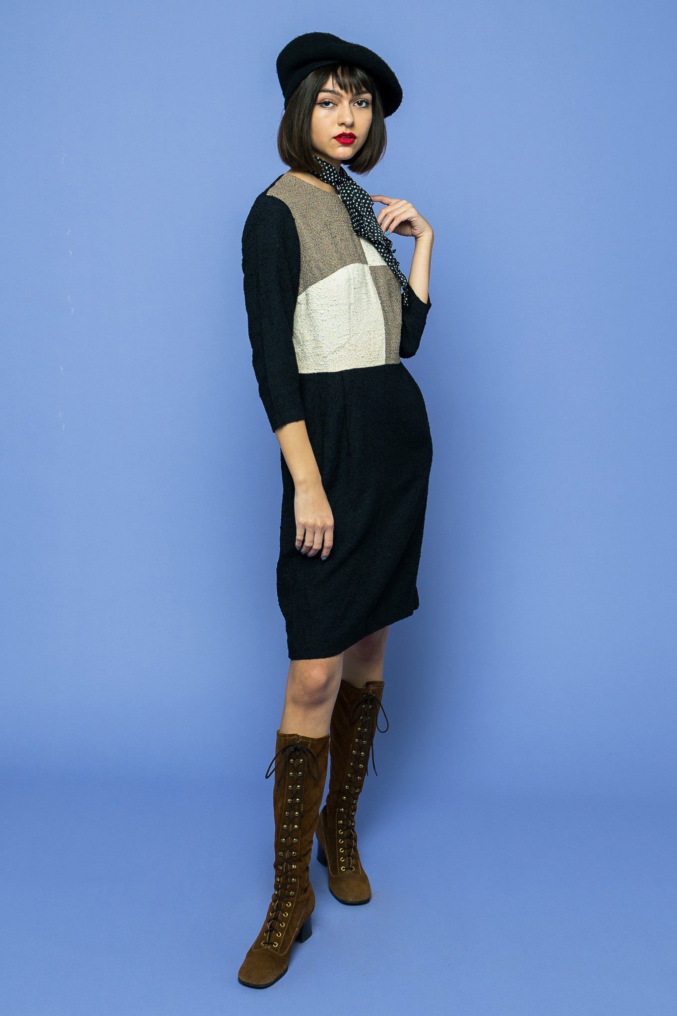 Mod Worker Girl Dress freeshipping - Lovers Vintage