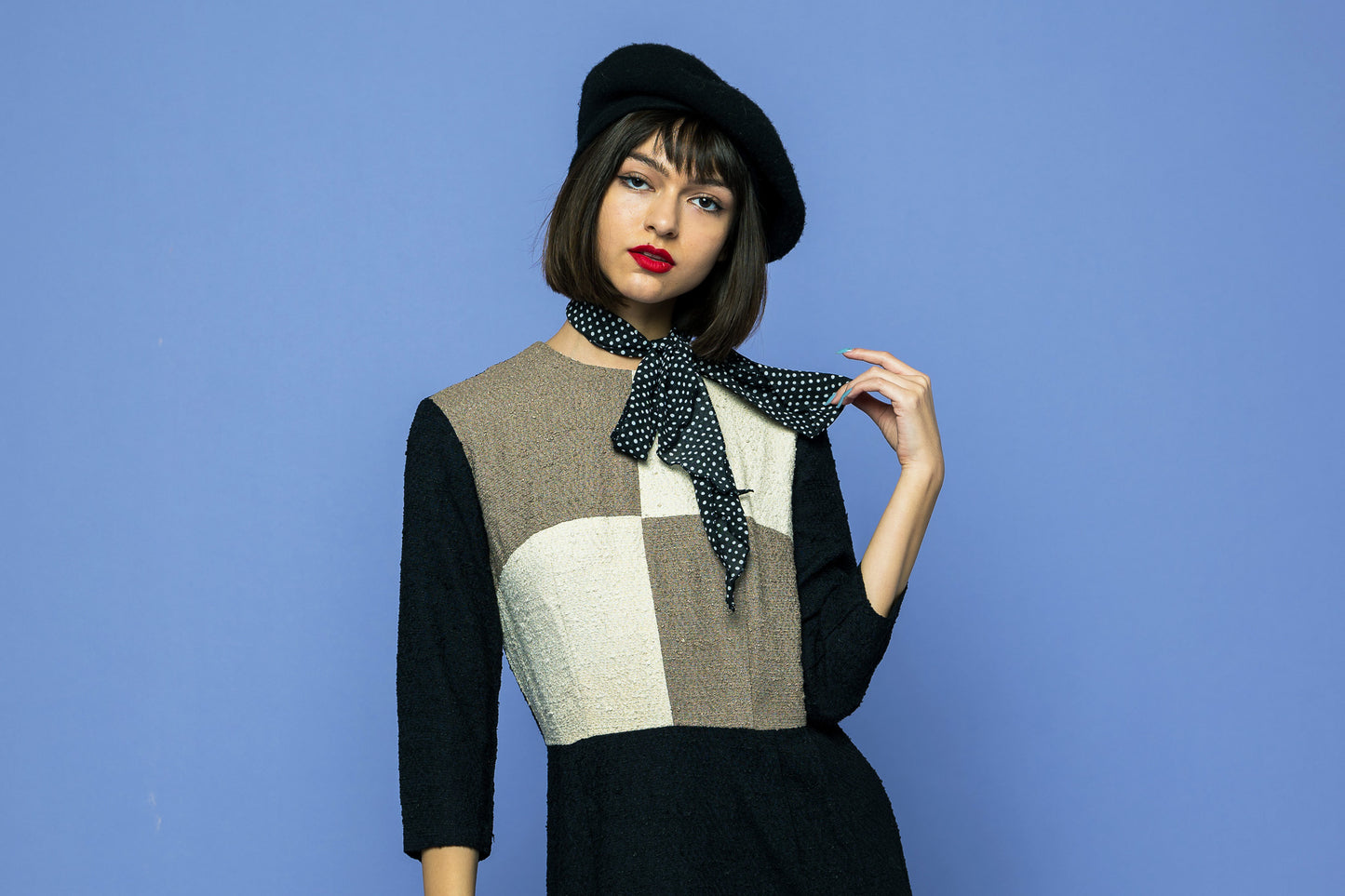 Mod Worker Girl Dress freeshipping - Lovers Vintage