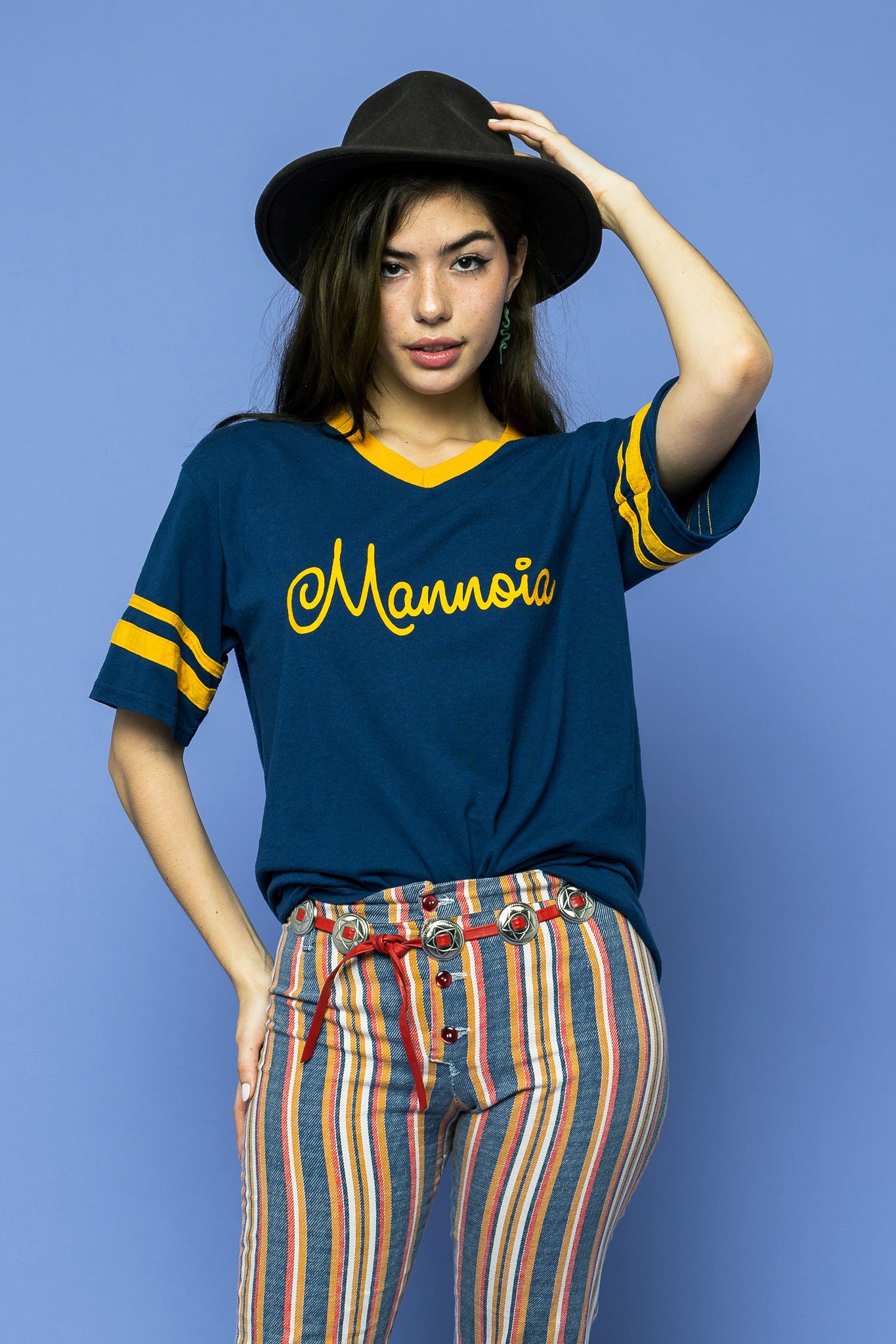 Vintage Mannoia Sports Tee freeshipping - Lovers Vintage