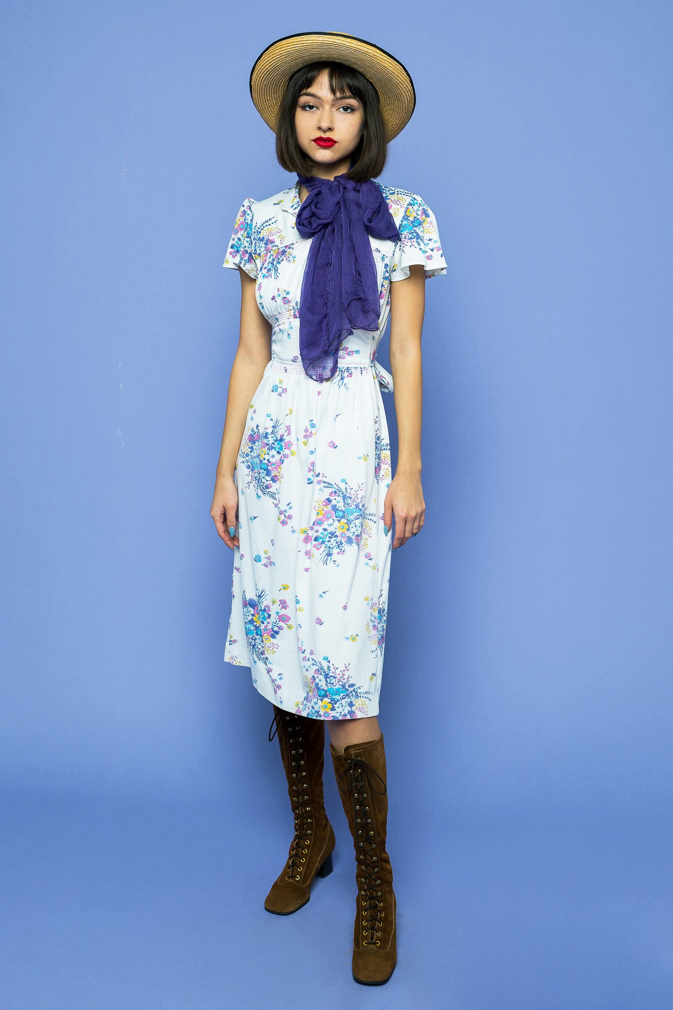 Vintage Midi Summer Dream Dress freeshipping - Lovers Vintage