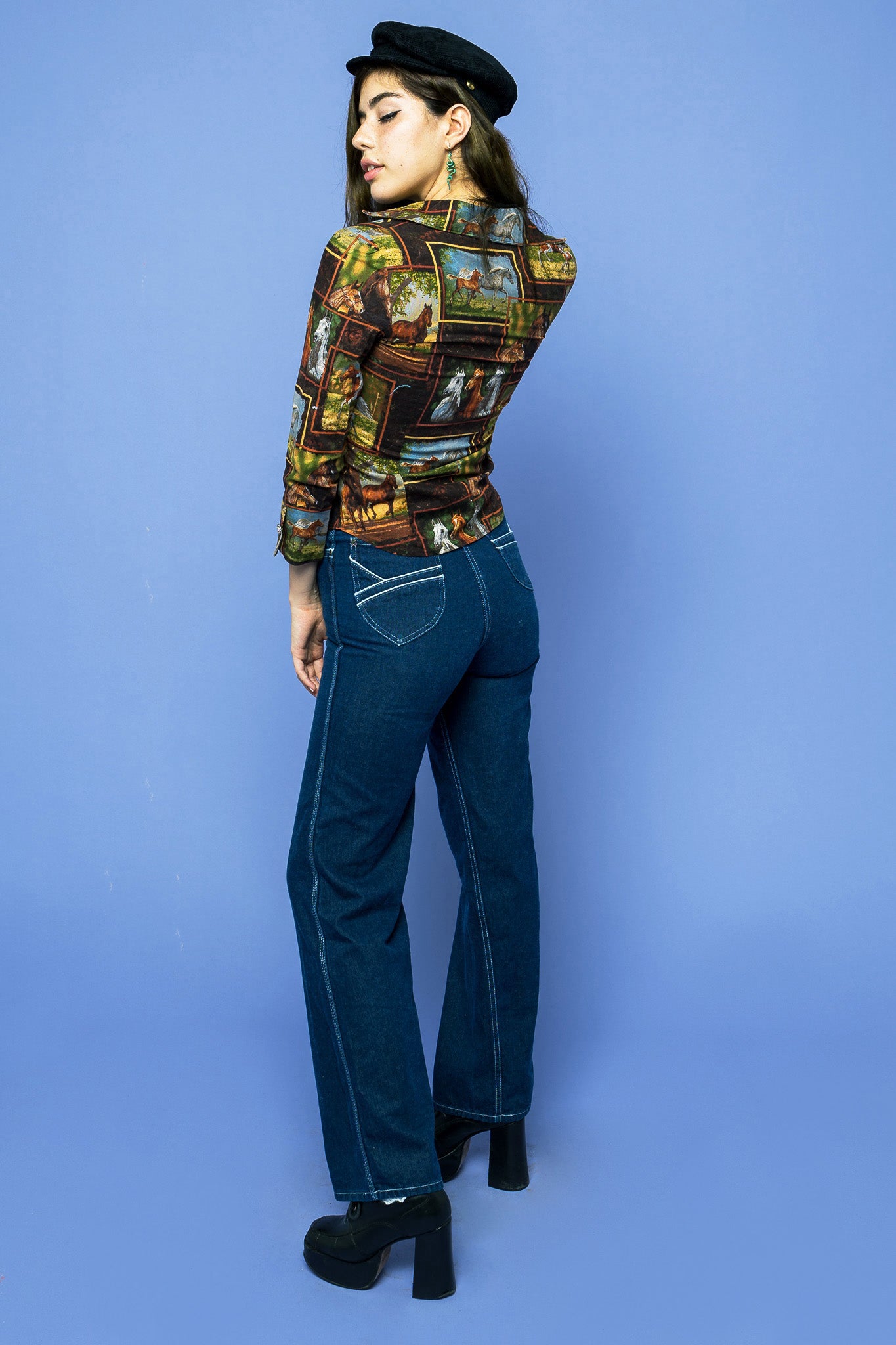 Wild Horses Vintage Long Sleeve Shirt freeshipping - Lovers Vintage