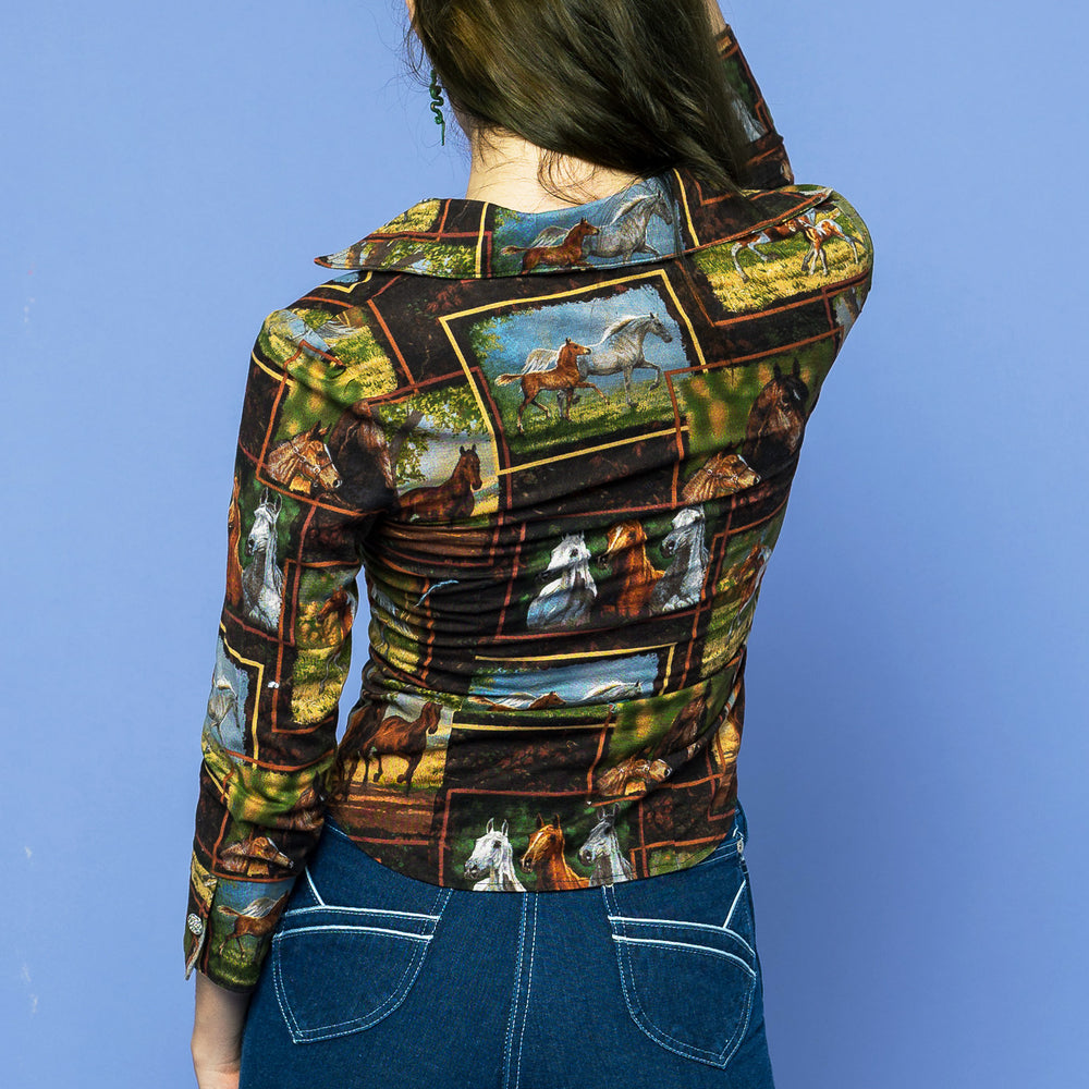 
                  
                    Wild Horses Vintage Long Sleeve Shirt freeshipping - Lovers Vintage
                  
                