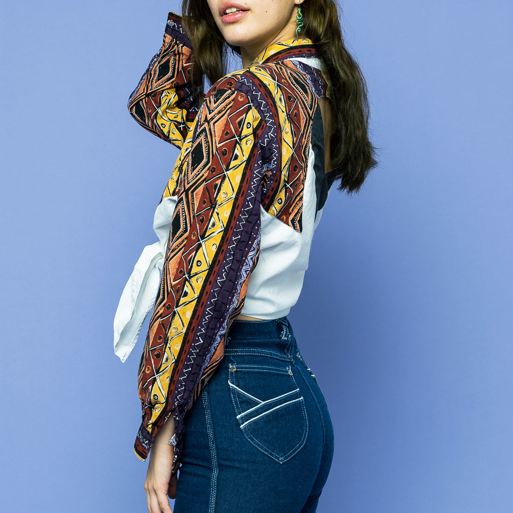 Vintage Western Cutout Blouse freeshipping - Lovers Vintage
