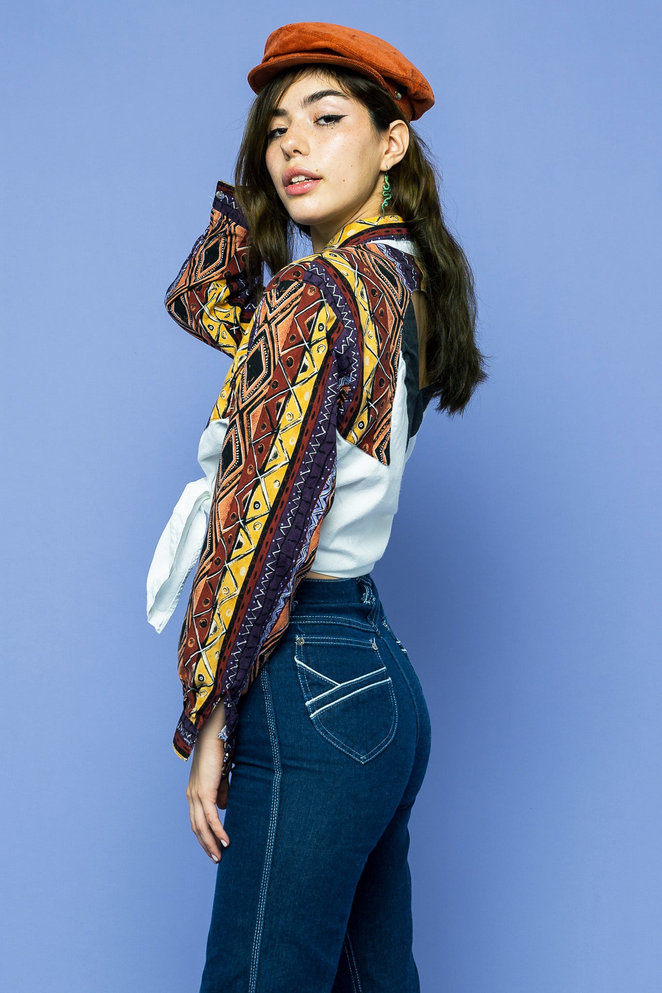 Vintage Western Cutout Blouse freeshipping - Lovers Vintage
