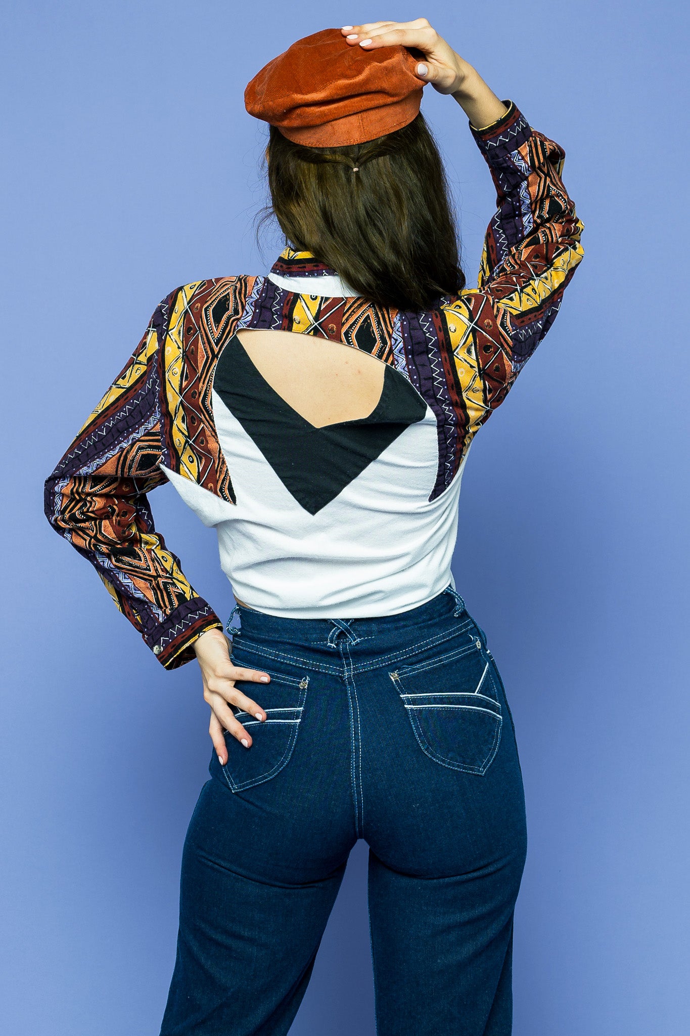 Vintage Western Cutout Blouse freeshipping - Lovers Vintage