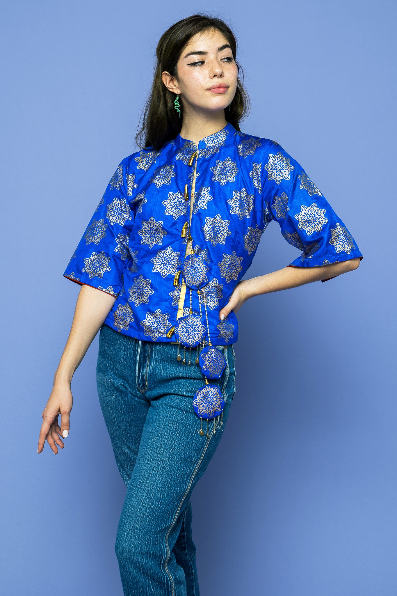 Vintage XS Fitted Kimono freeshipping - Lovers Vintage