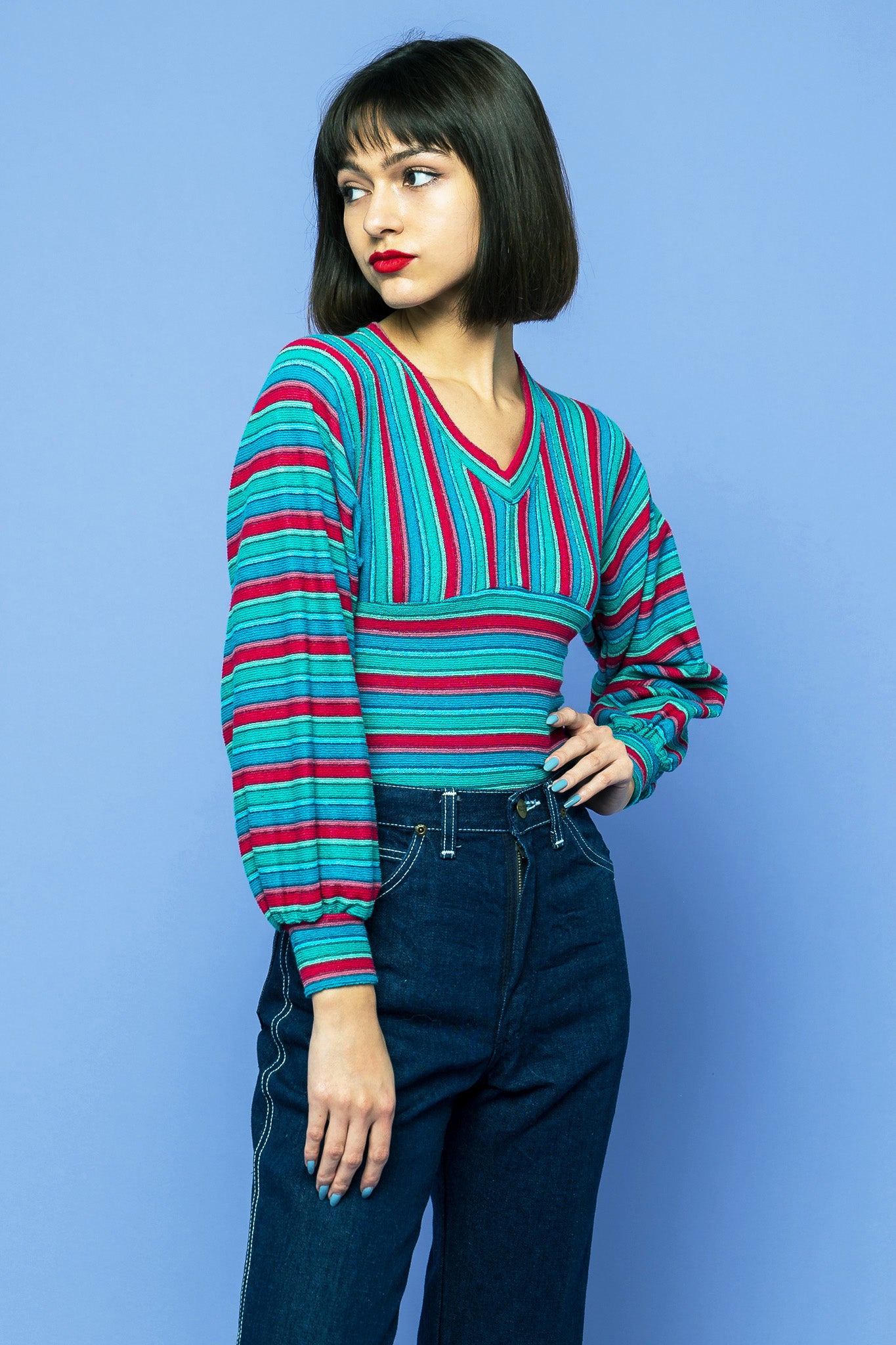 Summer Breeze Vintage Terry Cloth Top  XXS freeshipping - Lovers Vintage