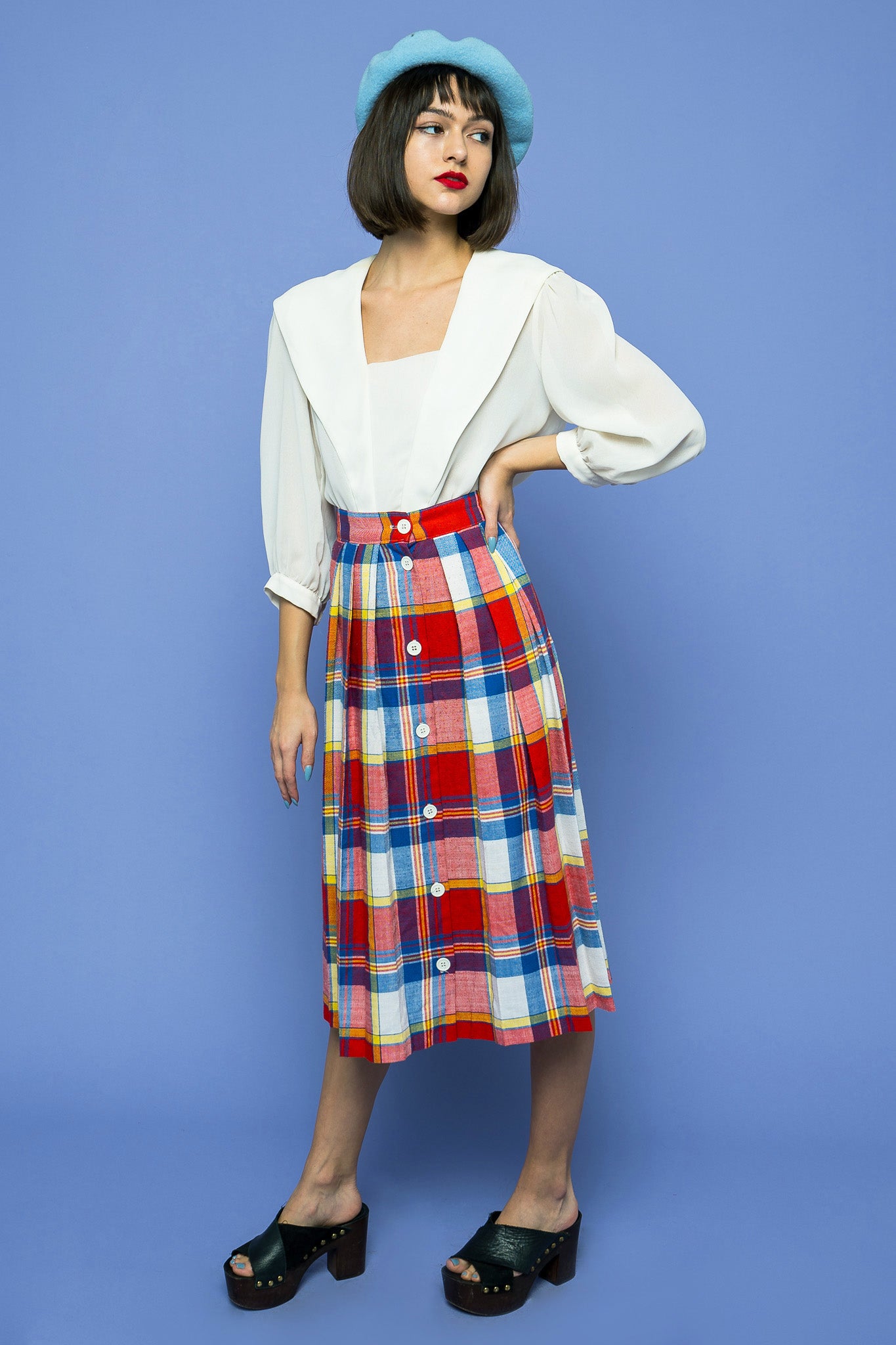 Vintage Workin Gal Skirt freeshipping - Lovers Vintage