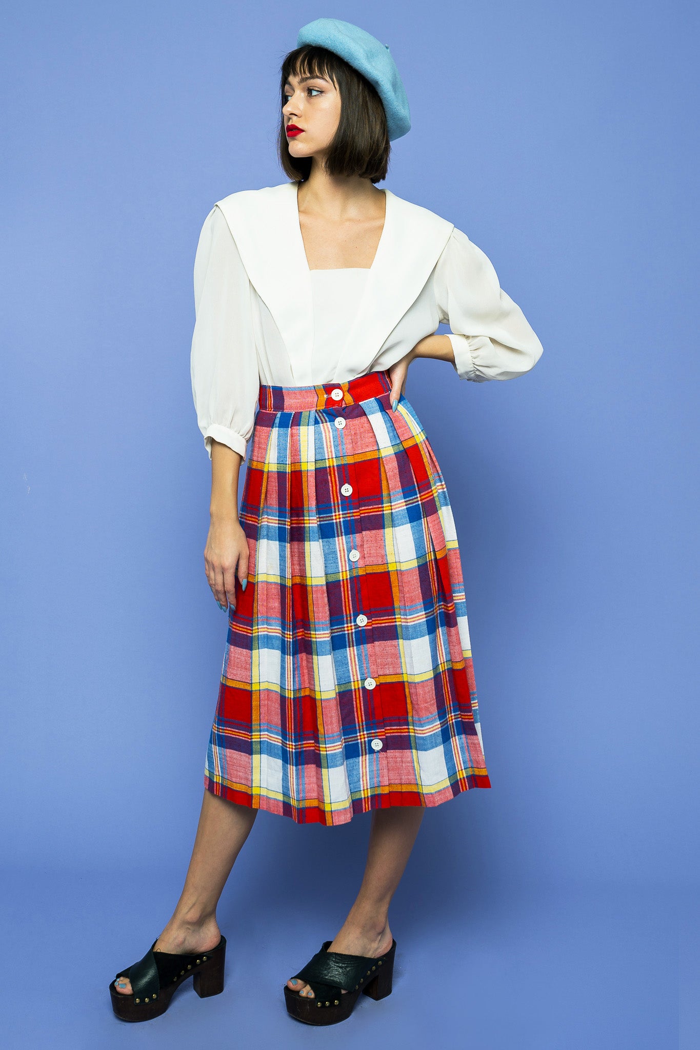 Vintage Workin Gal Skirt freeshipping - Lovers Vintage