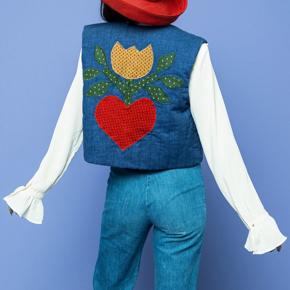 
                  
                    Vintage Trippin' Daisy Vest freeshipping - Lovers Vintage
                  
                