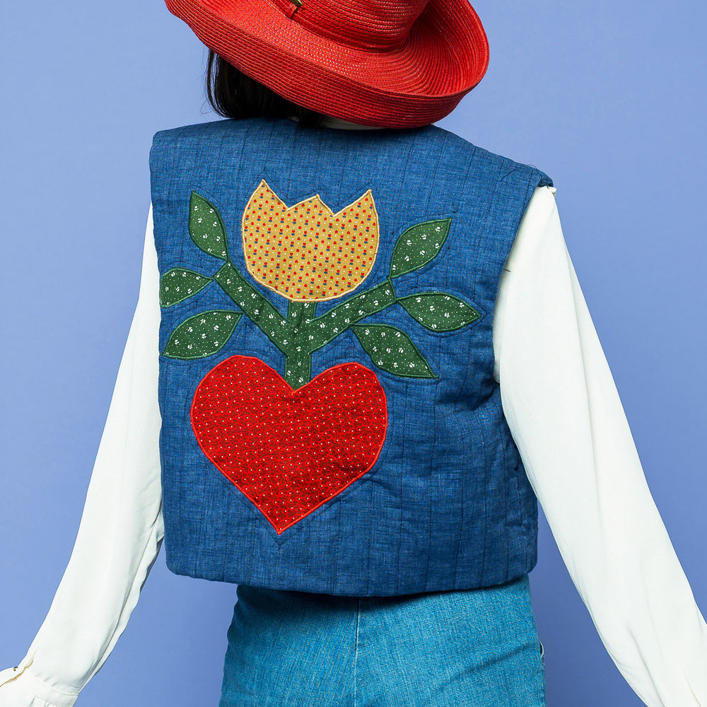 
                  
                    Vintage Trippin' Daisy Vest freeshipping - Lovers Vintage
                  
                