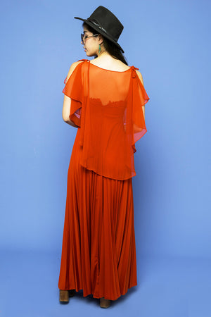 Vintage Maxi Lovers Dress freeshipping - Lovers Vintage