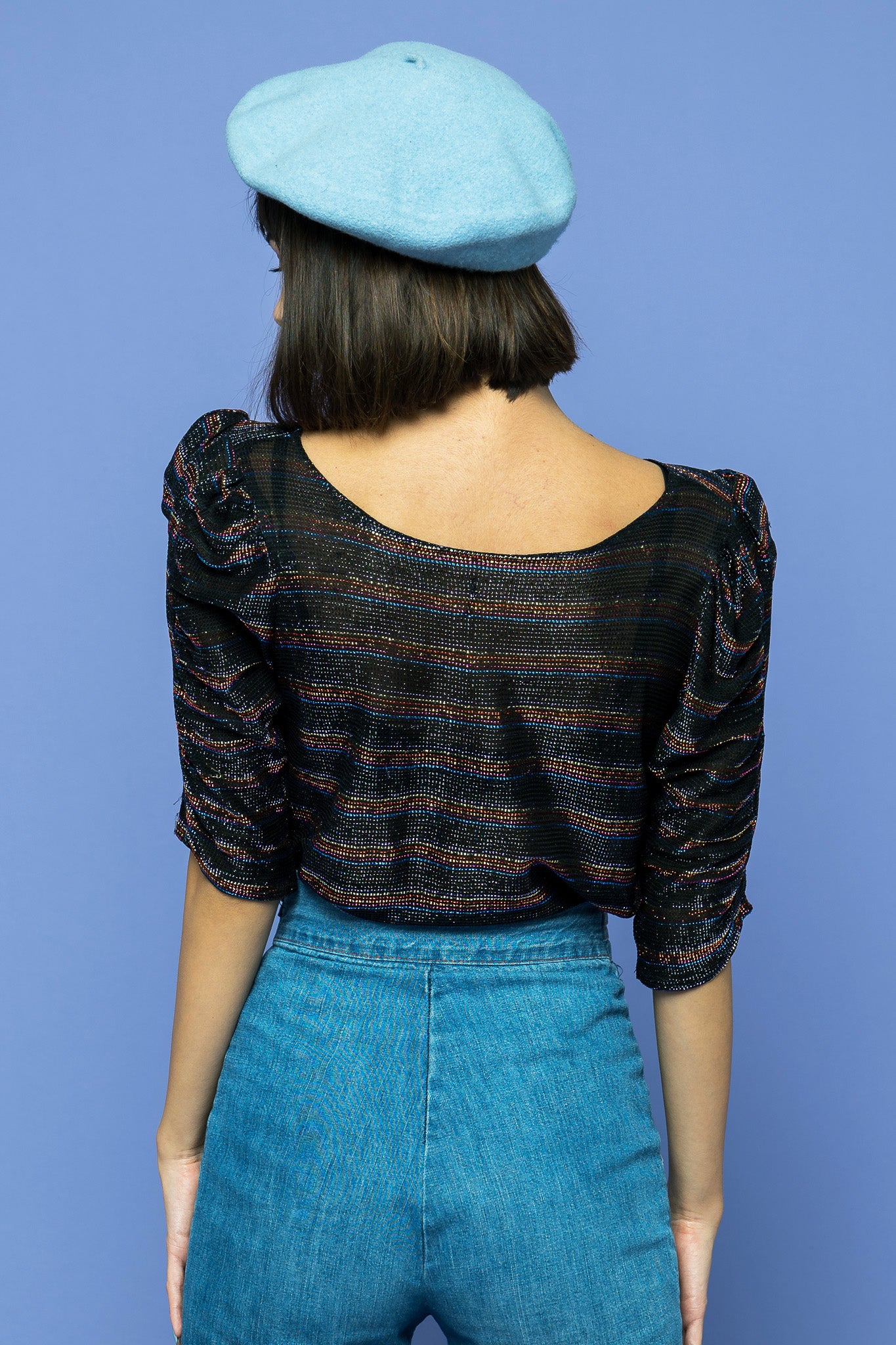 Disco Glitter Blouse freeshipping - Lovers Vintage