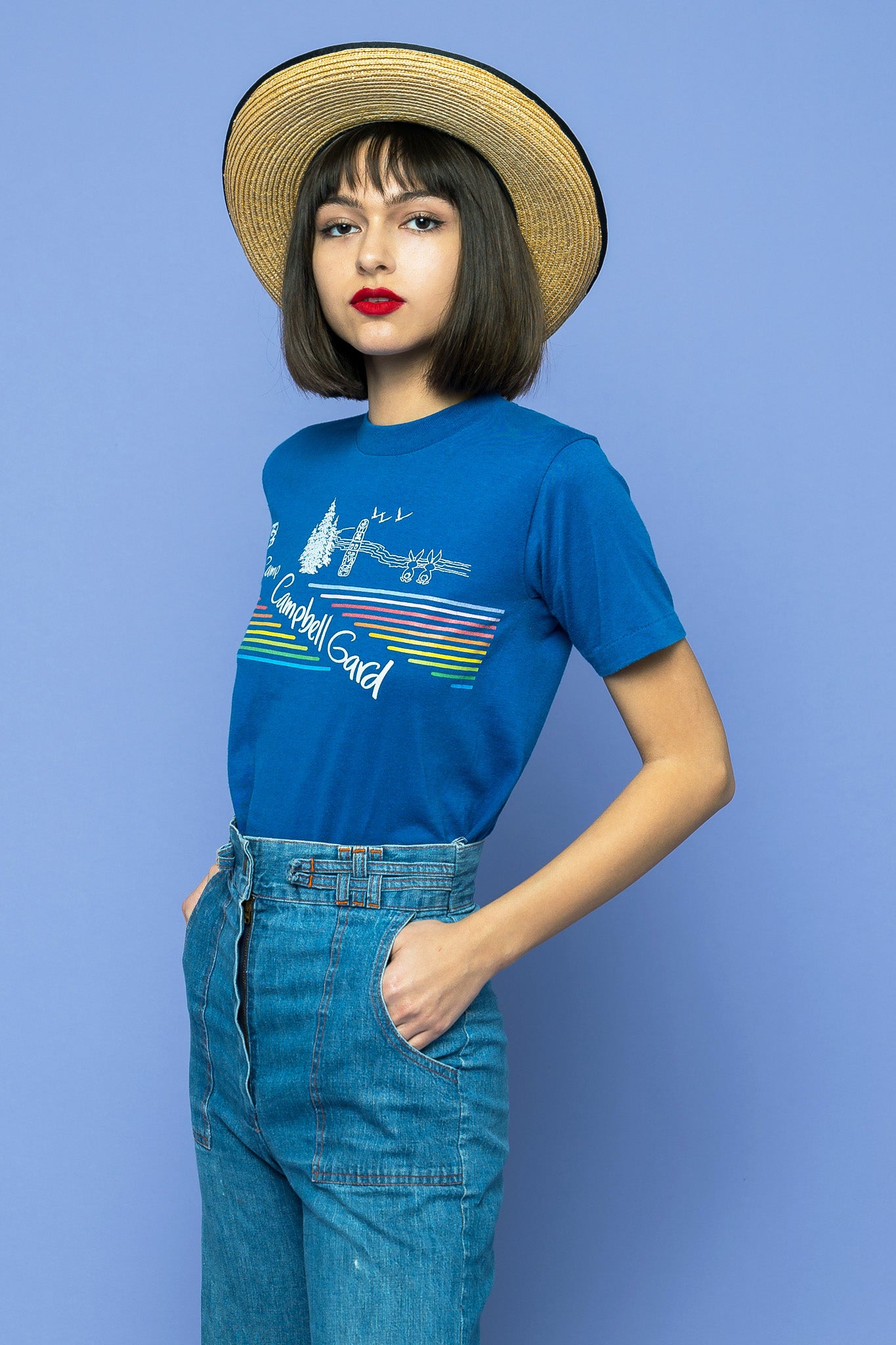 Vintage Summer Camp Tee freeshipping - Lovers Vintage