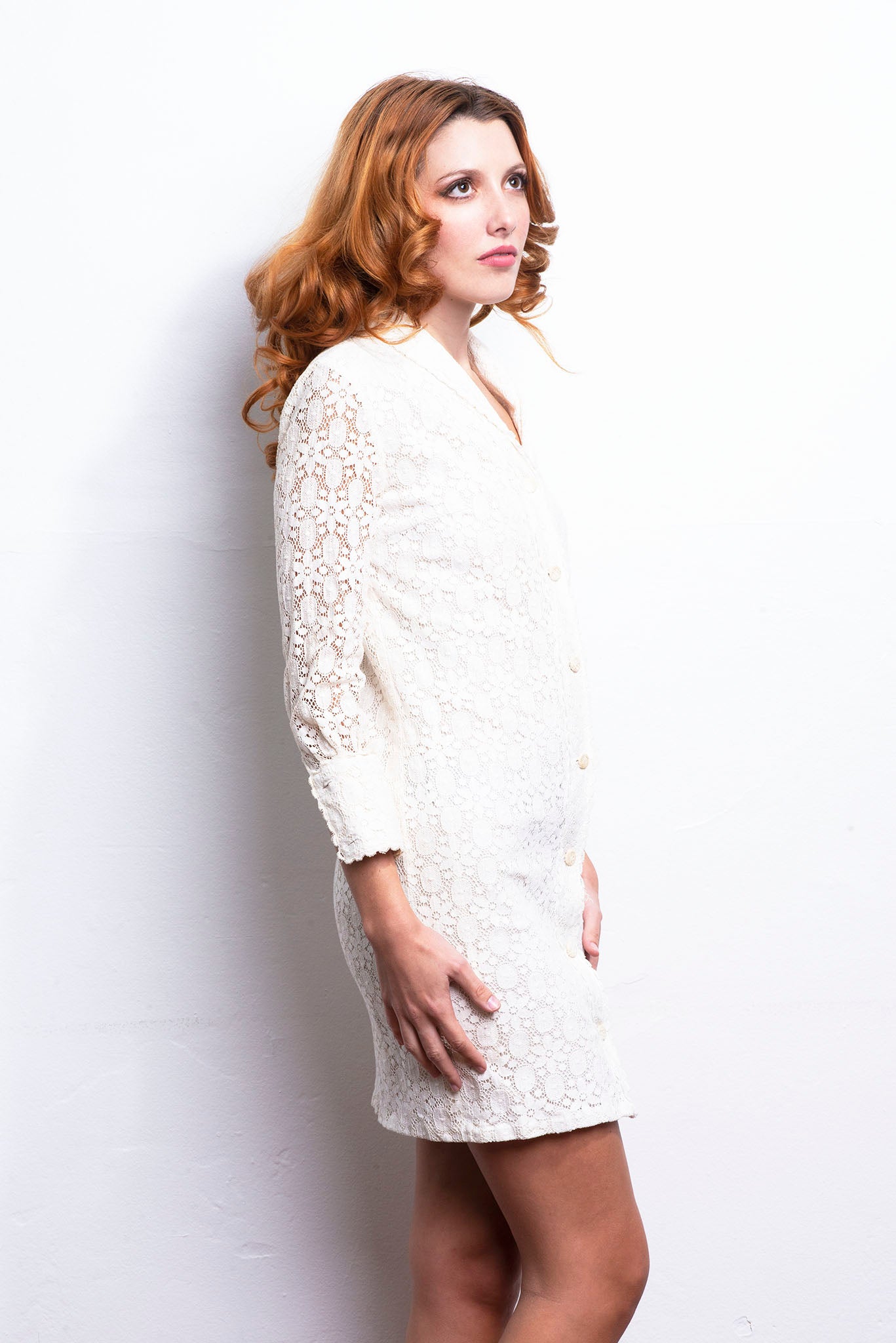 Wedding 60s Vintage Shift Dress freeshipping - Lovers Vintage