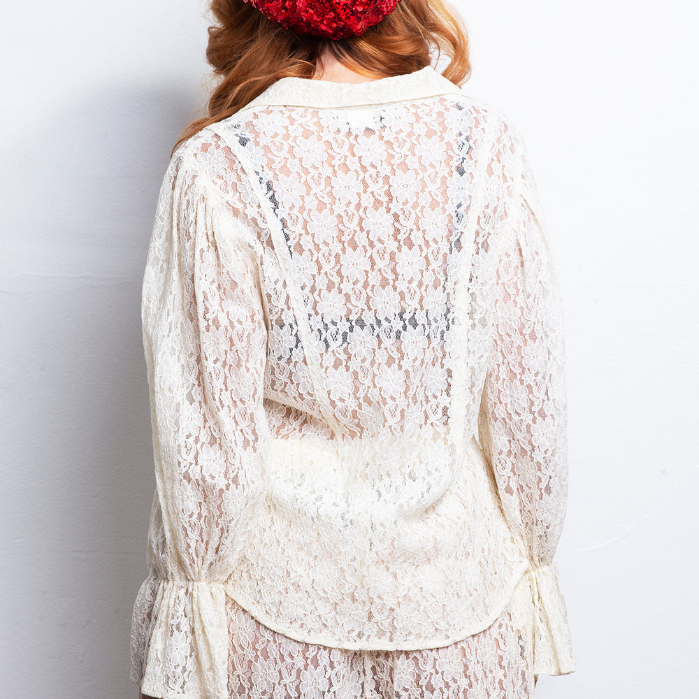 
                  
                    Vintage Laced 90s Blouse freeshipping - Lovers Vintage
                  
                