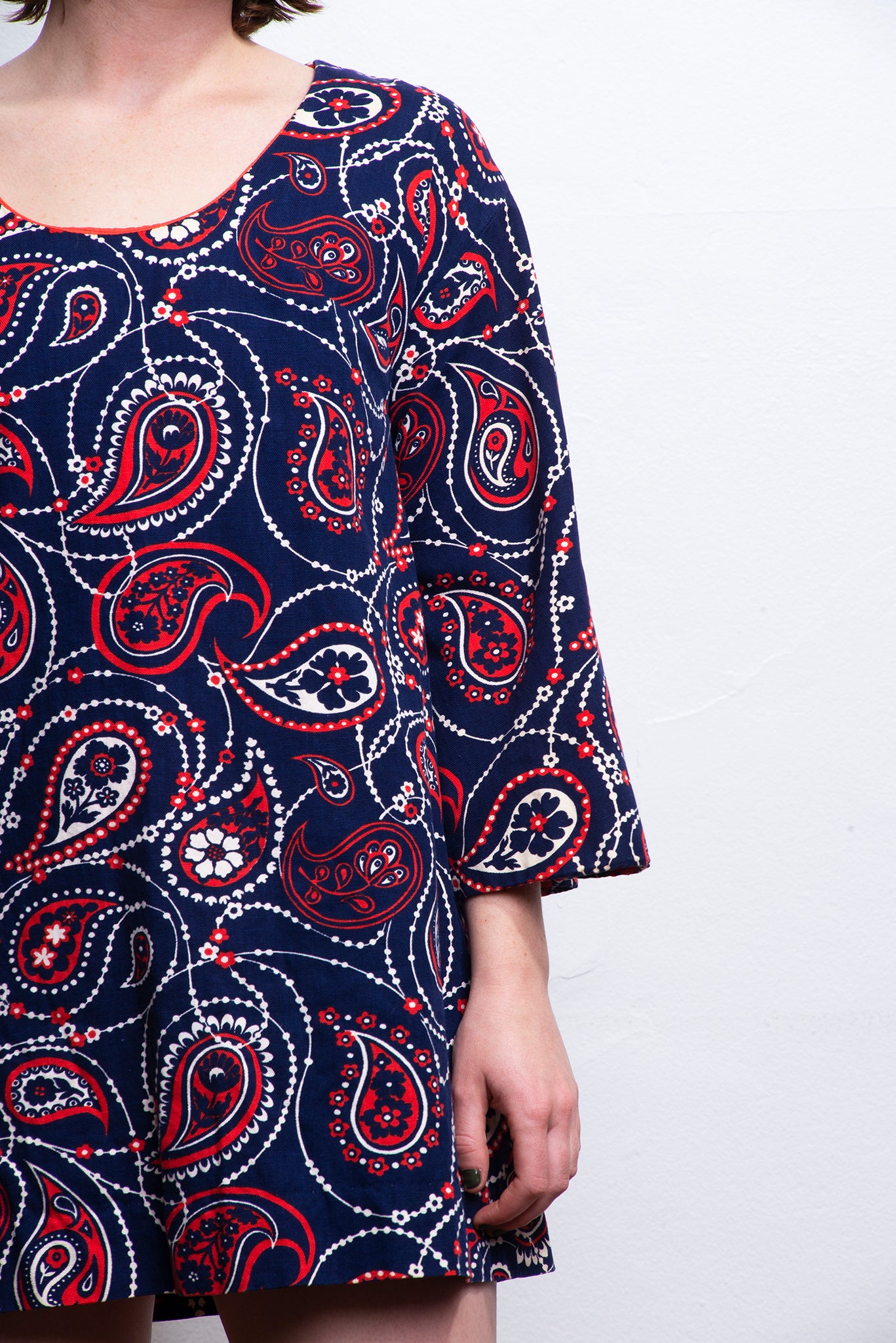 Lovers Vintage Summer's Paisley Bell Sleeve Tunic freeshipping - Lovers Vintage